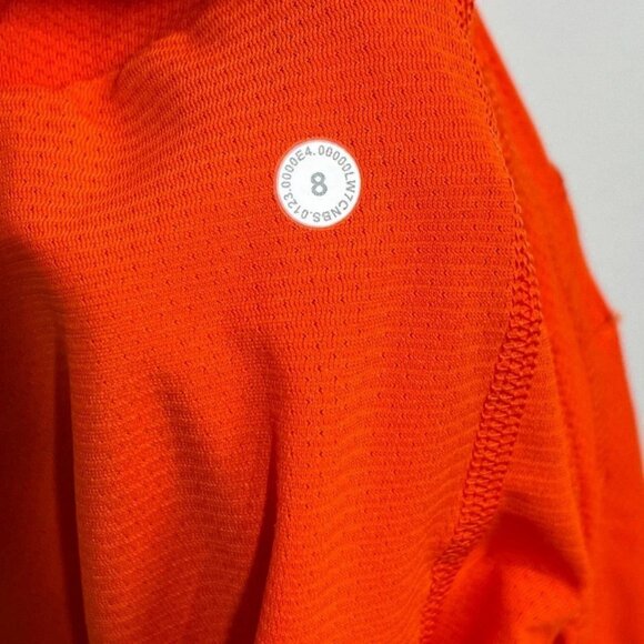 Lululemon Fast and Free High-Rise Short 2" *Airflow In-Sense Emboss Solar Orange - Picture 7 of 10